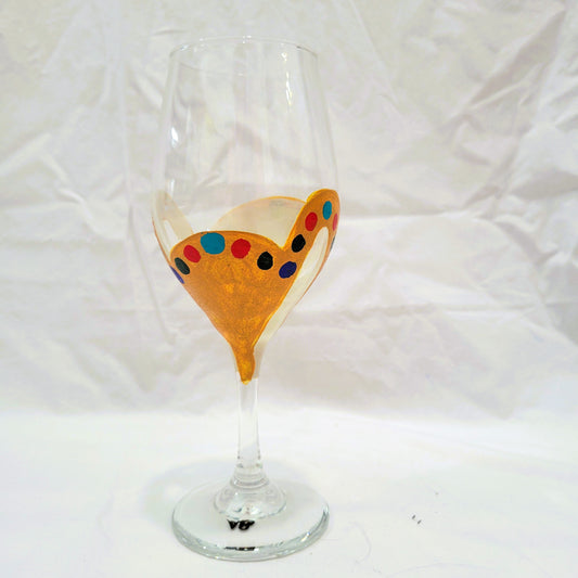 Gold 11oz Wine Glass