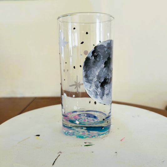Full Moon and Stars 16oz Highball Glass