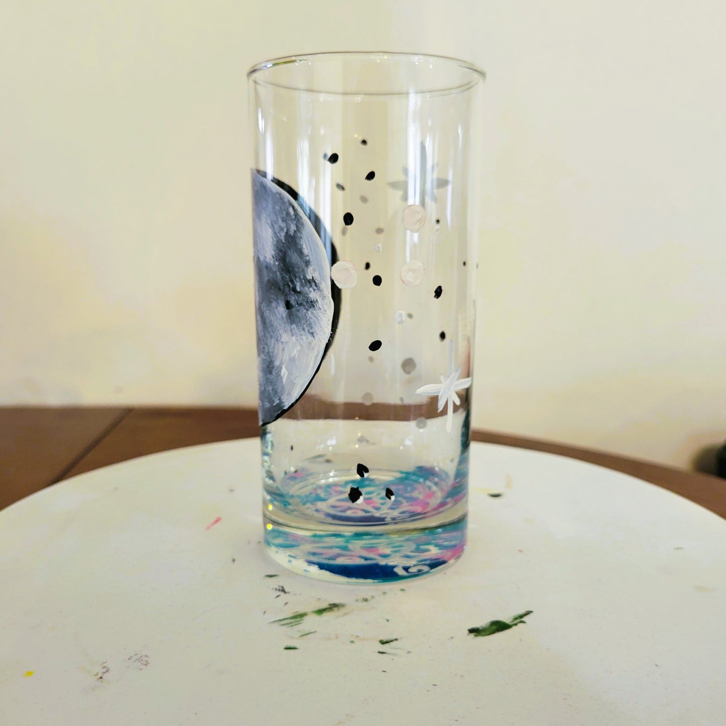 Full Moon and Stars 16oz Highball Glass