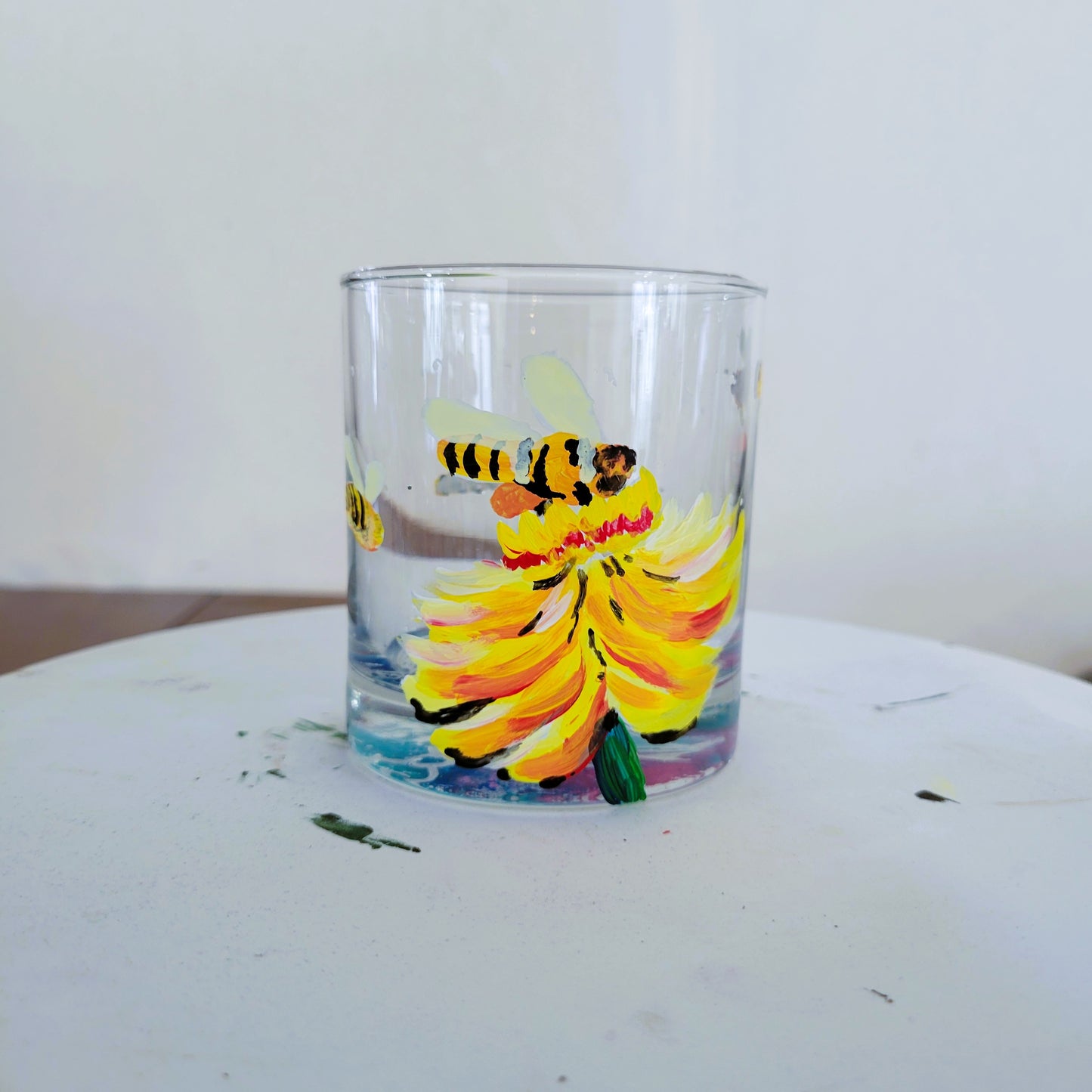 Bees and Blooms 11oz Highball Glass