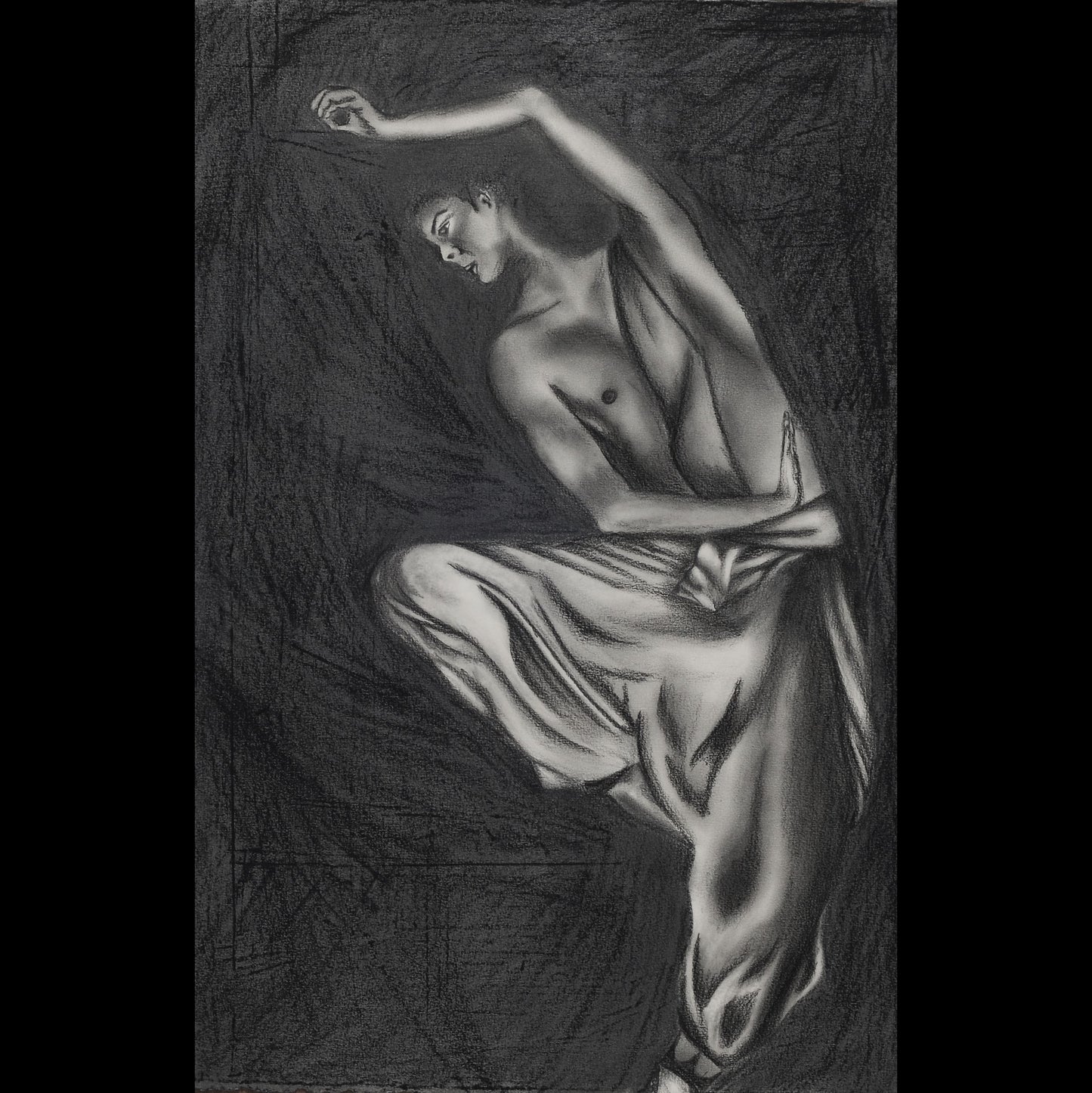 Khawal. Original Framed Artwork Amy Bridges