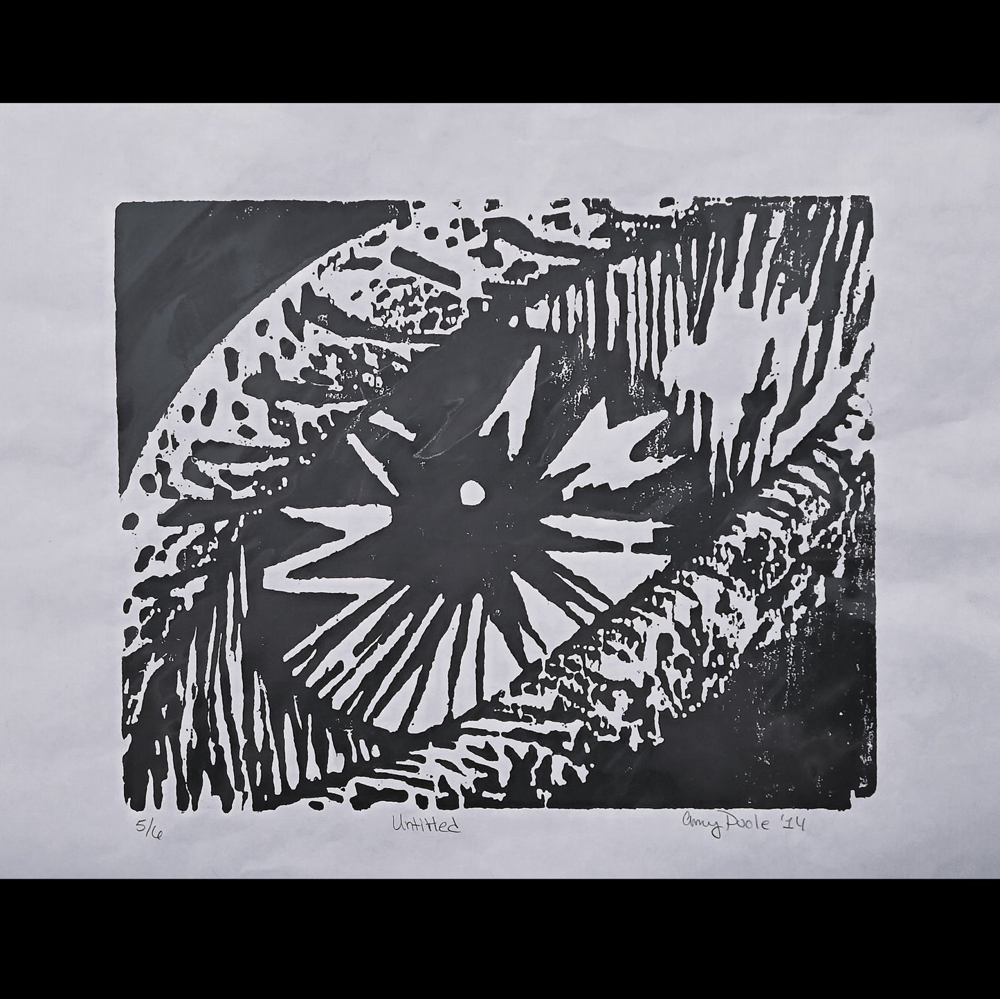 Woodcut Prints Limited Edition Eye Print