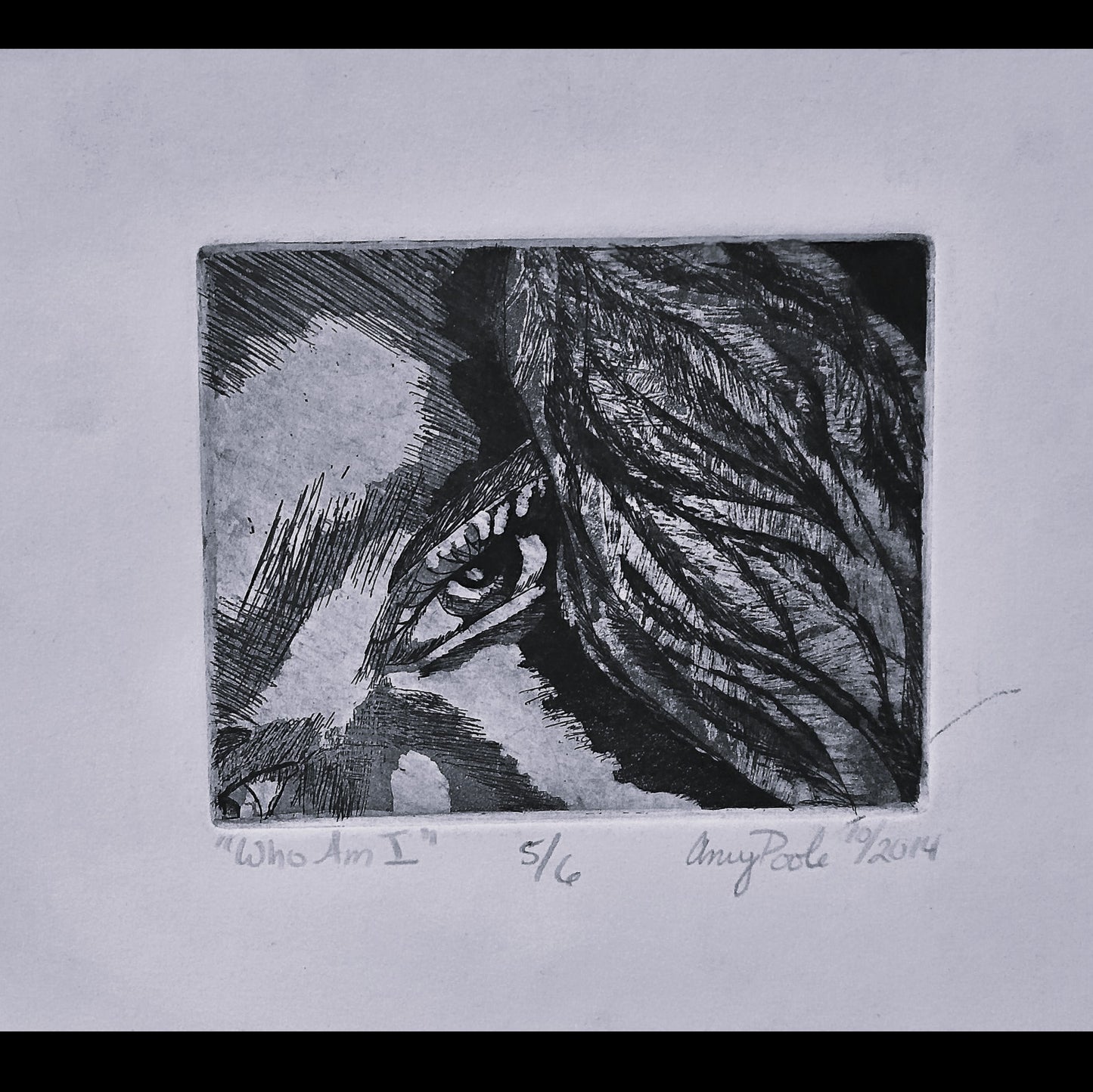 "Who Am I" Etching Print Limited Edition