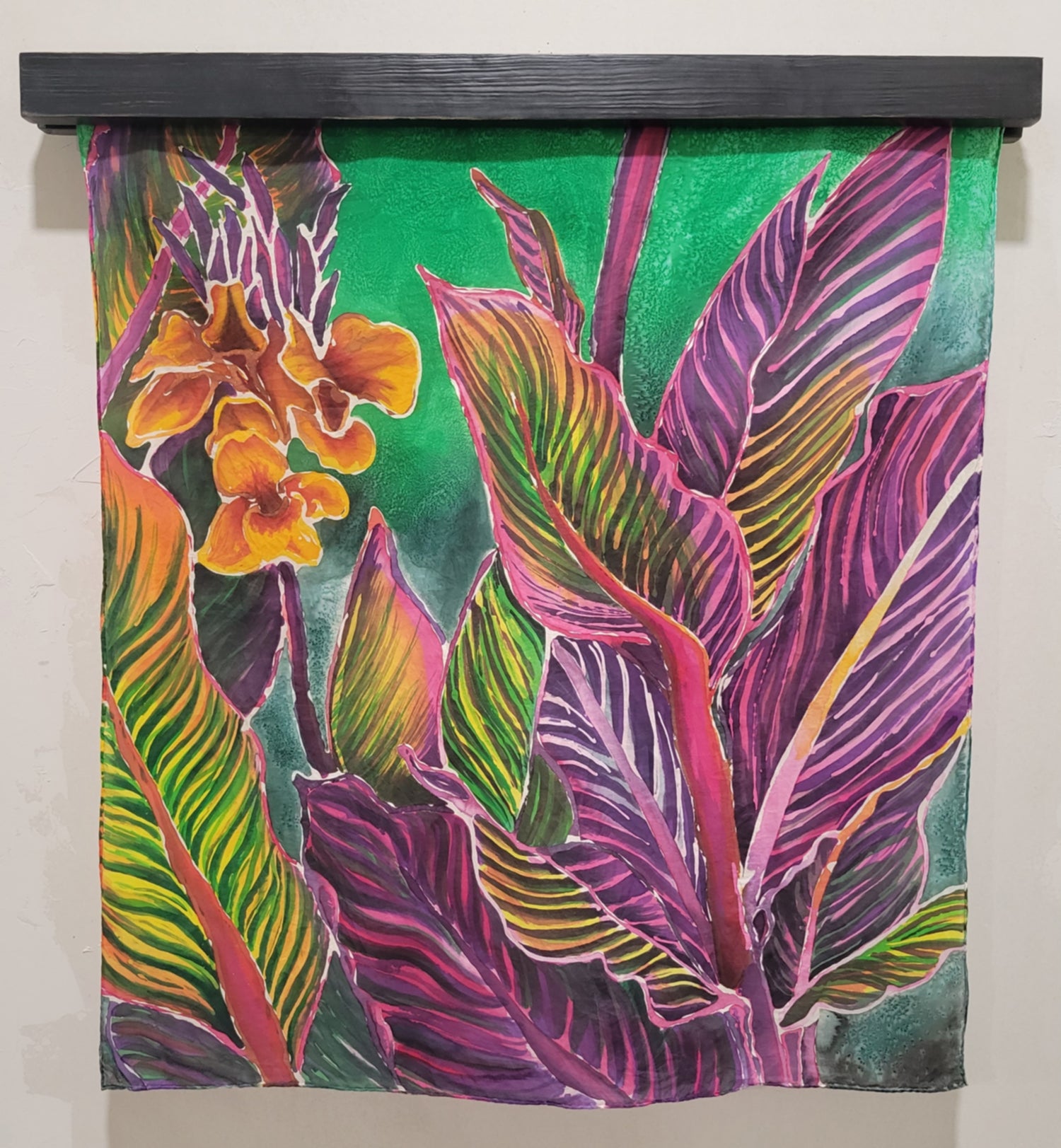 Hand Painted Silk Art and Scarves