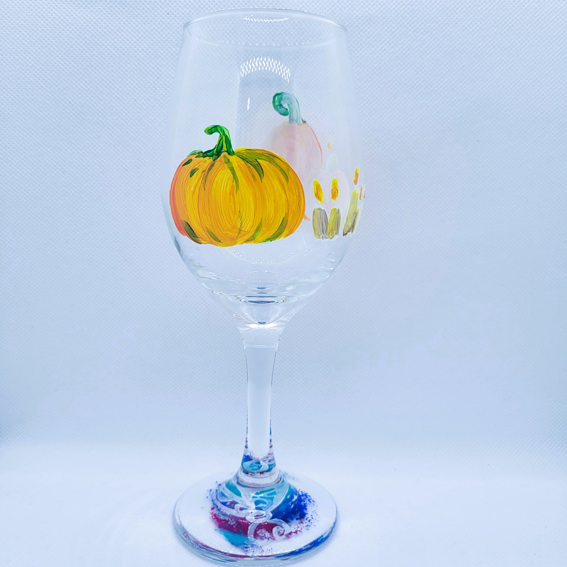 pumpkin wine glass