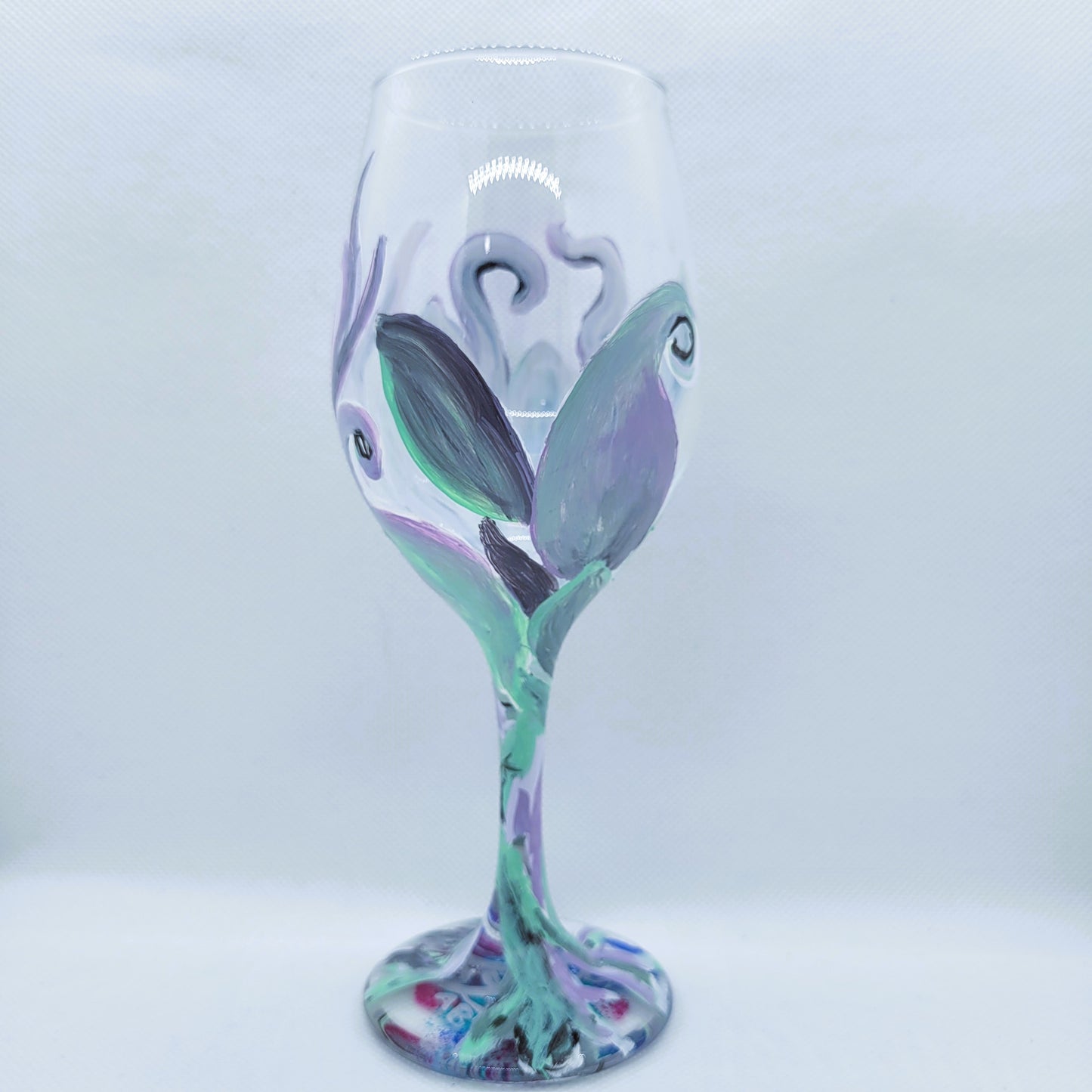 elven fantasy wine glass