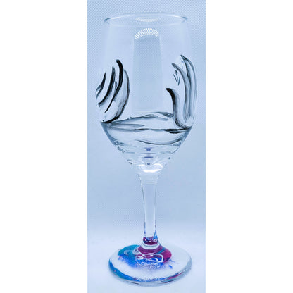 Swan Pair 11 oz Wine Glass