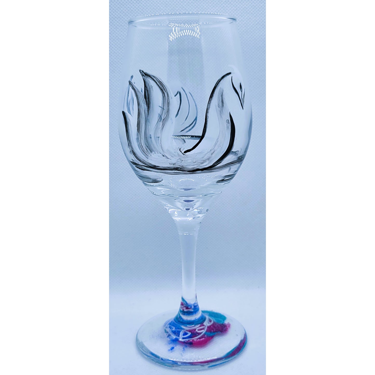 Swan Pair 11 oz Wine Glass