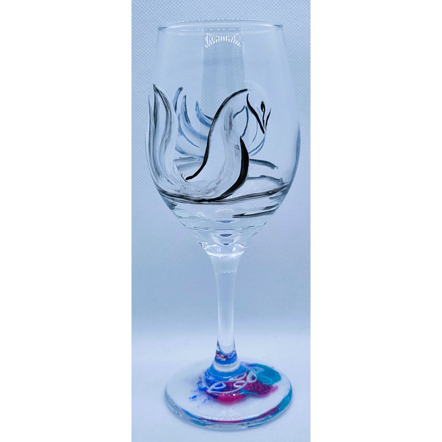 Swan Pair 11 oz Wine Glass