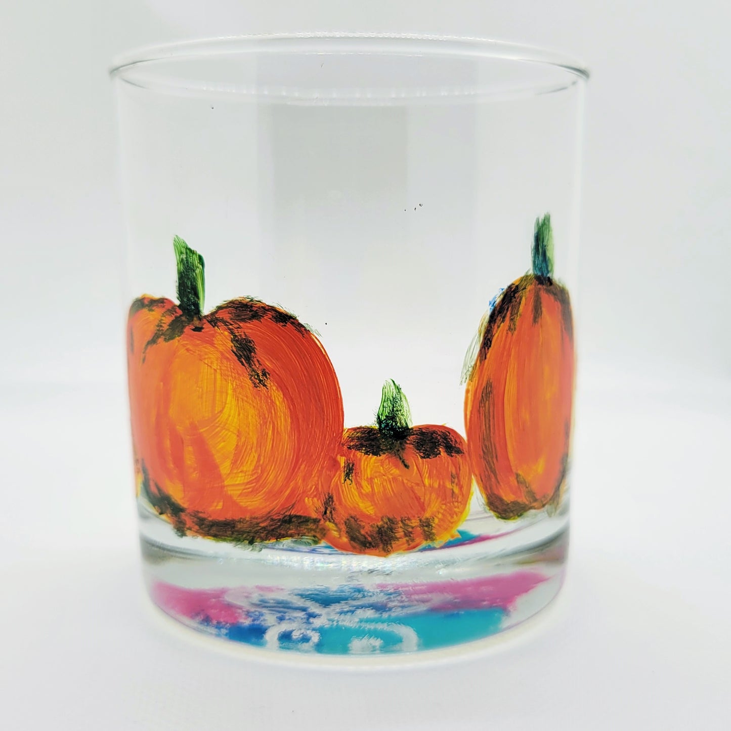 Pumpkins Fall Lowball Glass 11oz