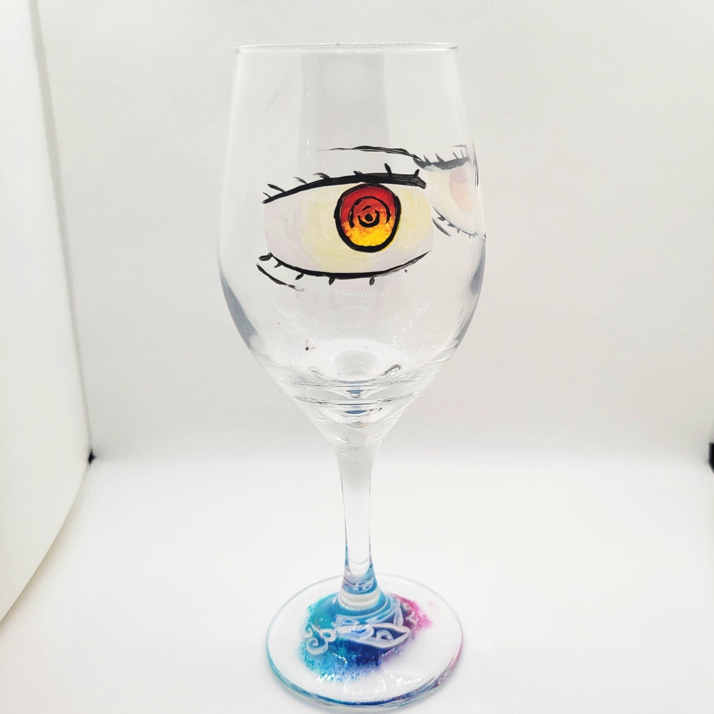 Fire Heart Wine Glass