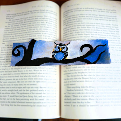 Blue Owl Bookmark