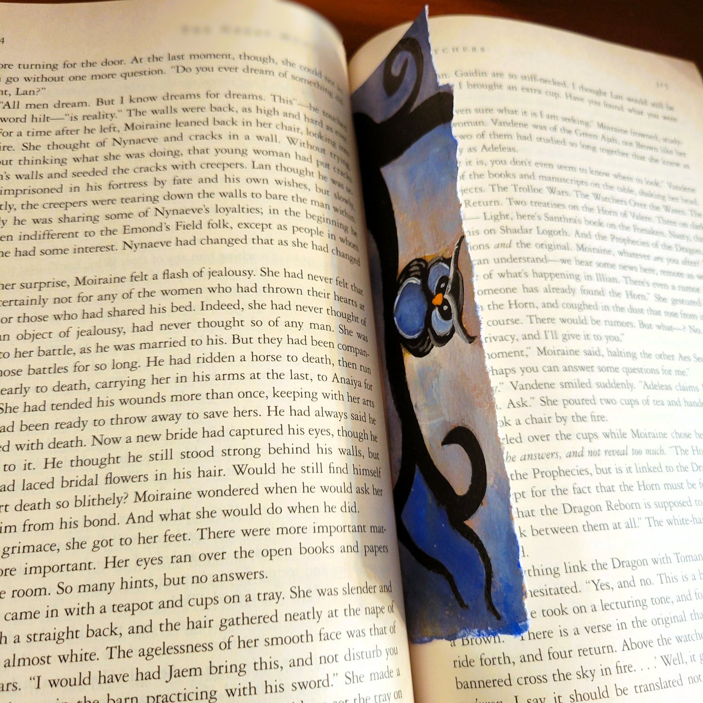 Blue Owl Bookmark