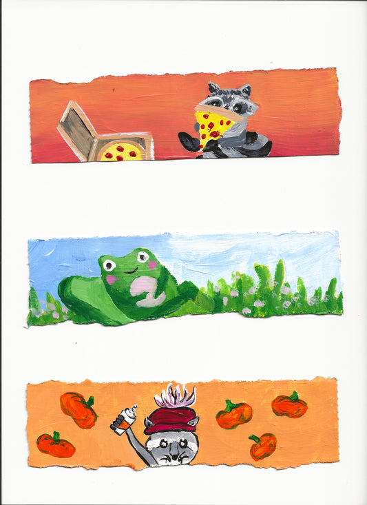 Studio Surprise Bookmark | Random Hand-Painted Bookmark Art