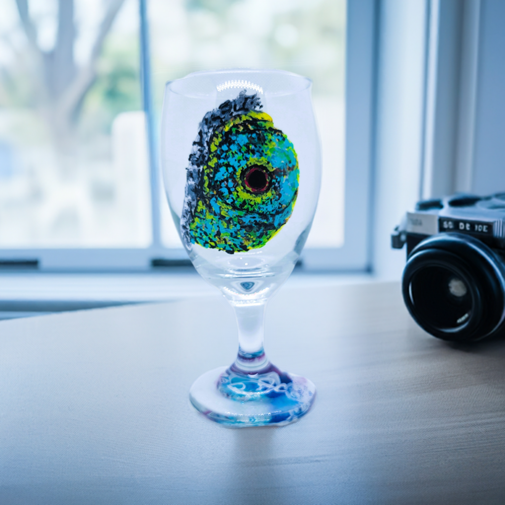 Chameleon Eye 16oz Goblet Glass