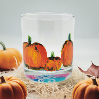 Pumpkins Fall Lowball Glass 11oz