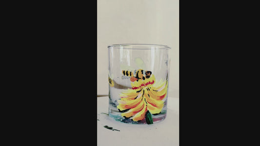 Bees and Blooms 11oz Highball Glass