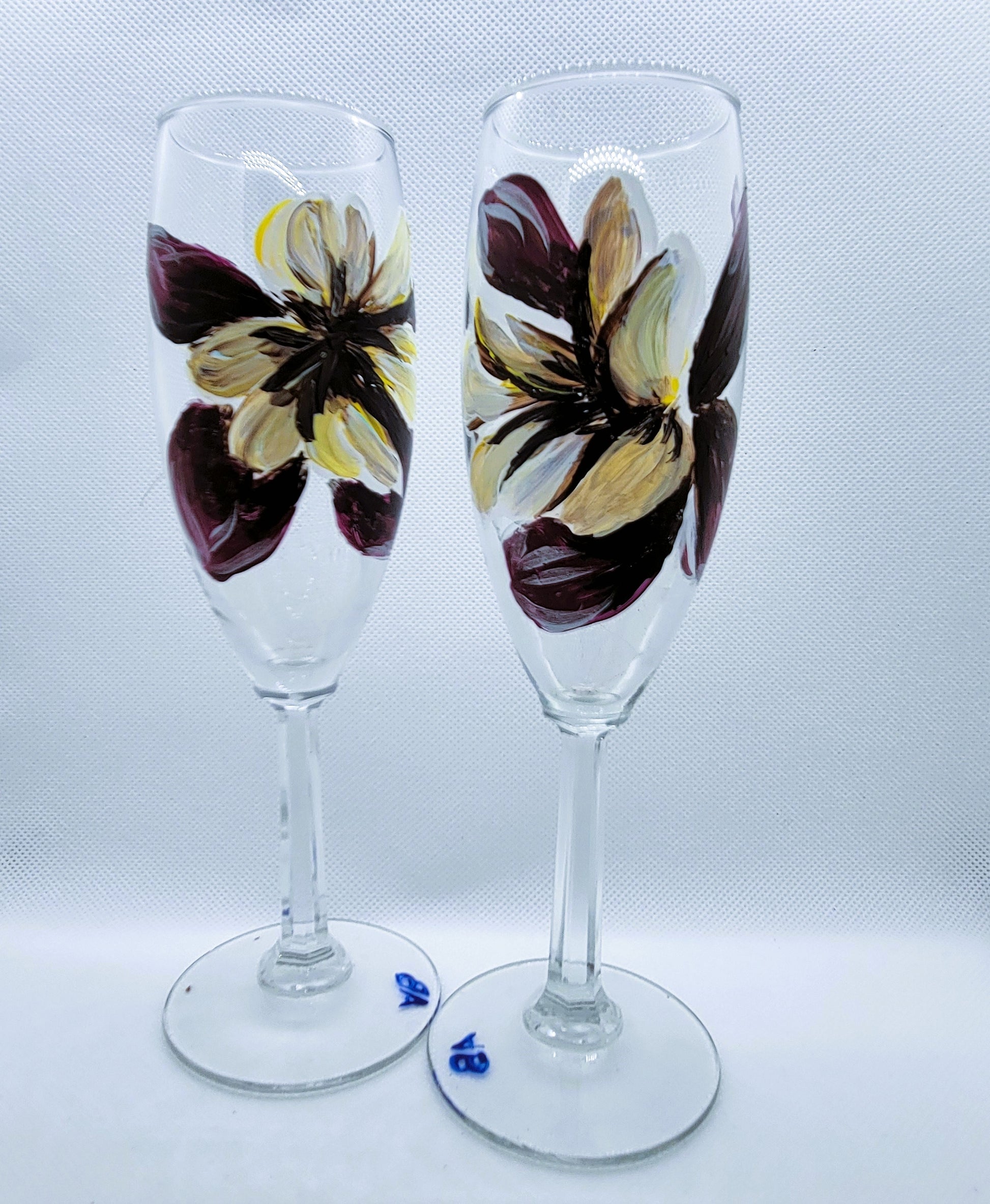 champagne flutes artist amy bridges